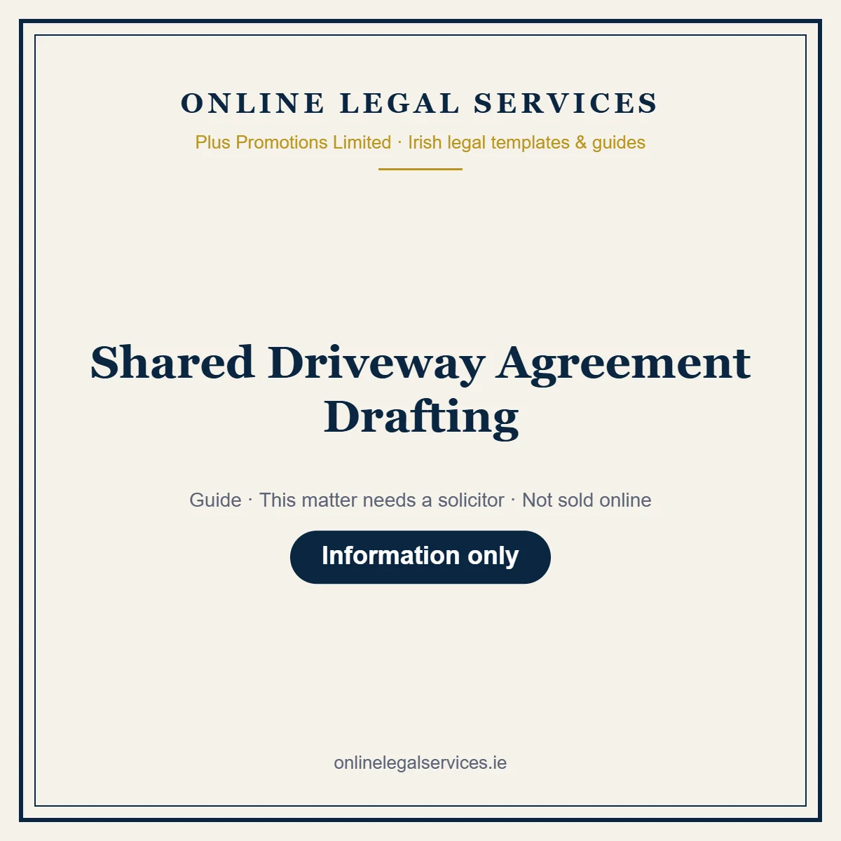 Shared Driveway Agreement Drafting – guide