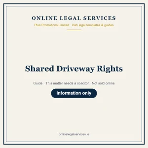 Shared Driveway Rights – guide