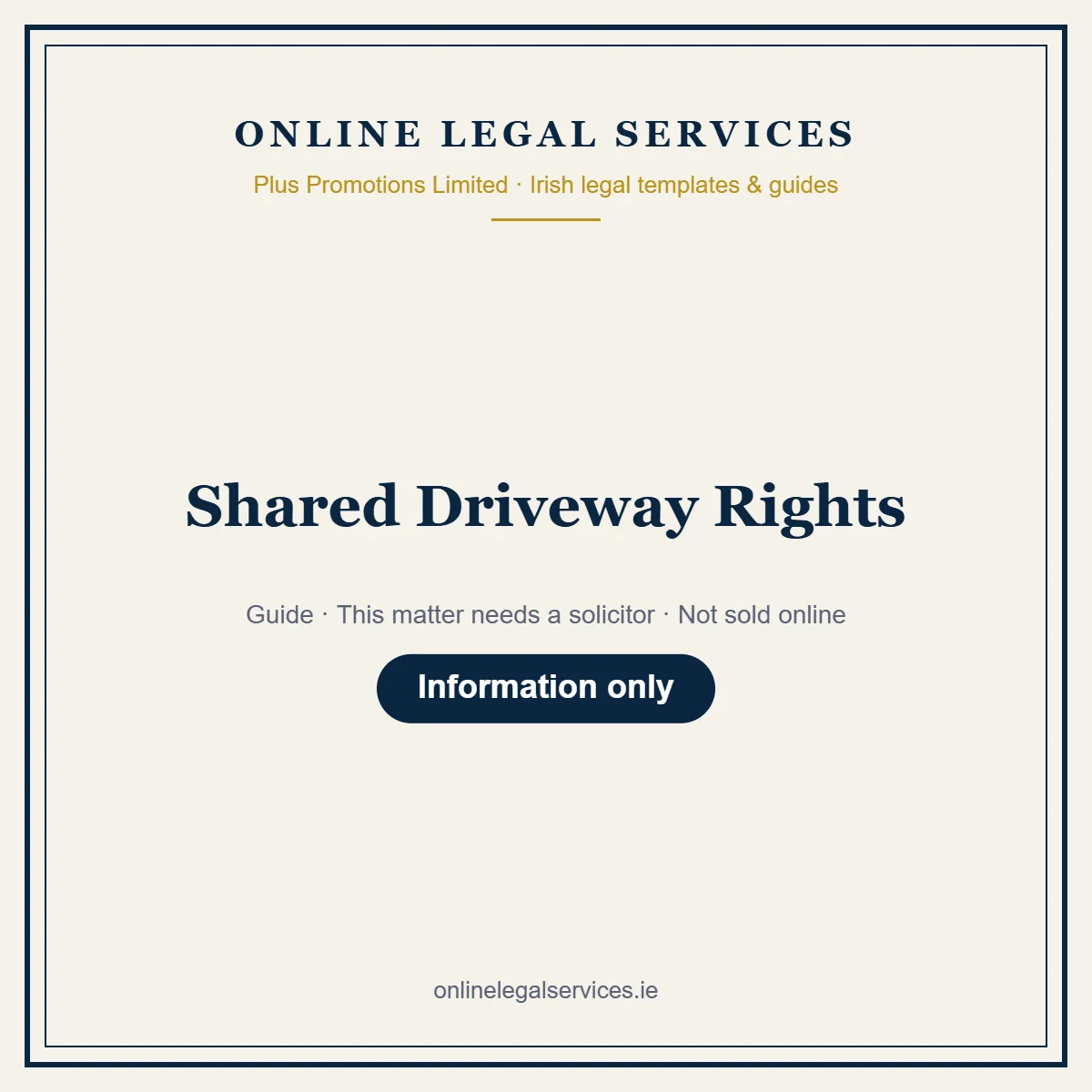 Shared Driveway Rights – guide