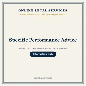 Specific Performance Advice – guide