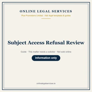 Subject Access Refusal Review — Guide – guide