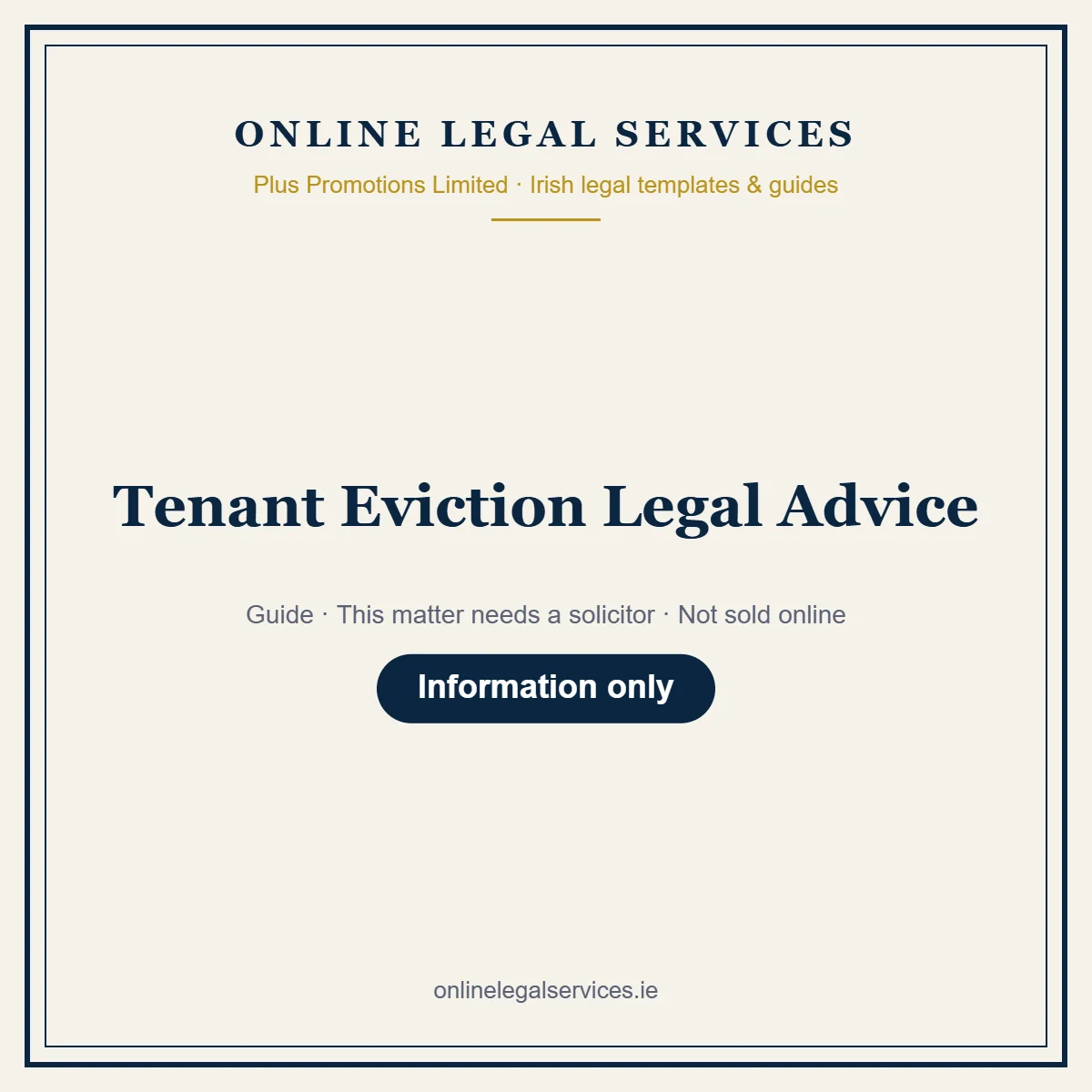 Tenant Eviction Legal Advice – guide