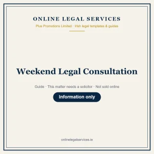 Weekend Legal Consultation – guide