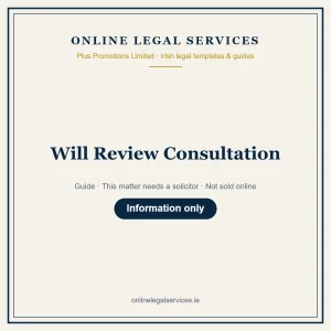 Will Review Consultation – guide
