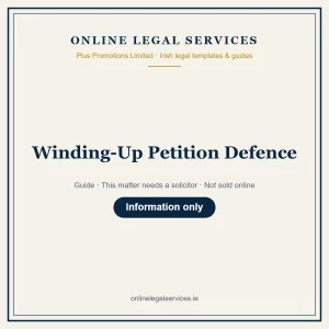 Winding-Up Petition Defence – guide