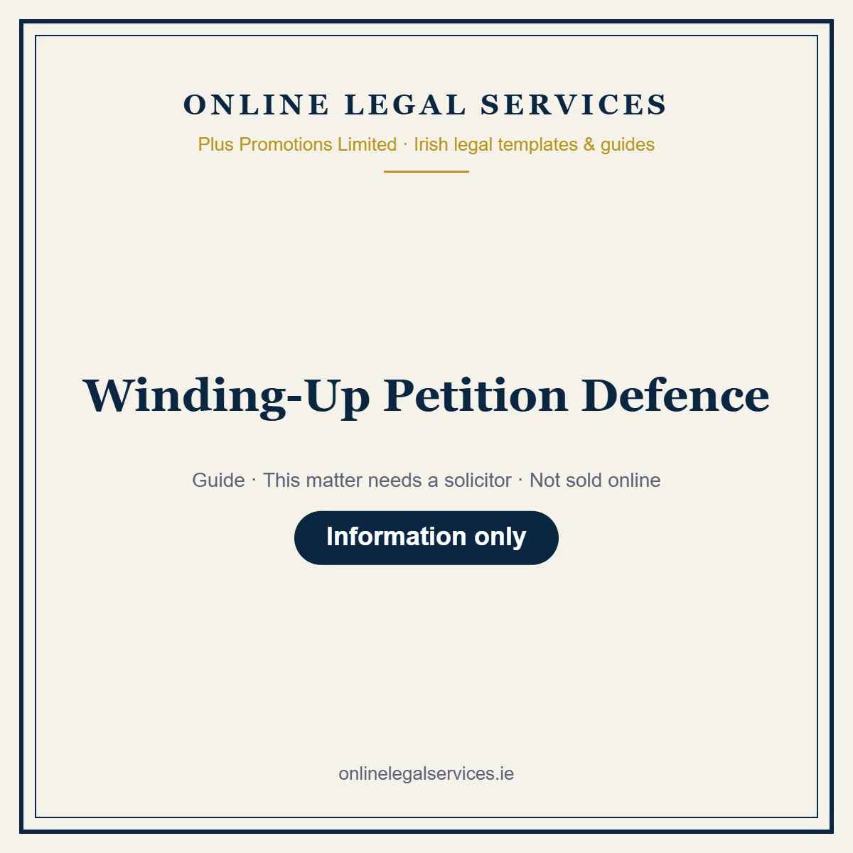 Winding-Up Petition Defence – guide
