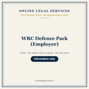 WRC Defence Pack (Employer) – guide