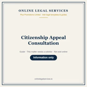 Citizenship Appeal Consultation – guide
