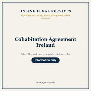 Cohabitation Agreement Ireland – guide
