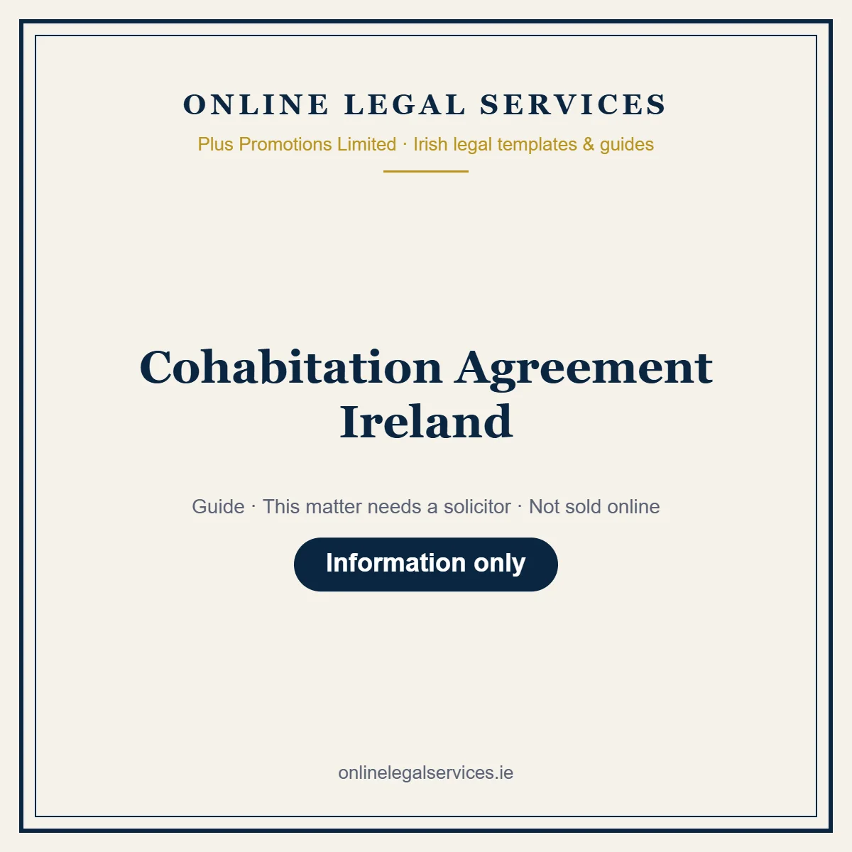 Cohabitation Agreement Ireland – guide