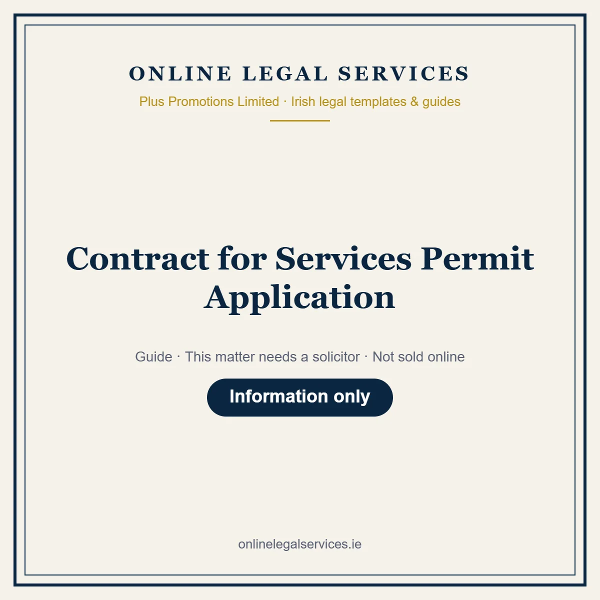 Contract for Services Permit Application – guide