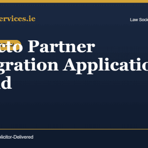 De Facto Partner Immigration Application — Ireland