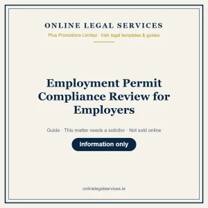 Employment Permit Compliance Review for Employers – guide