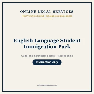 English Language Student Immigration Pack – guide