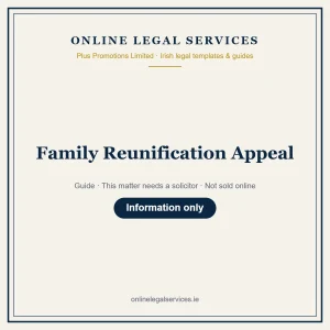 Family Reunification Appeal — Guide – guide
