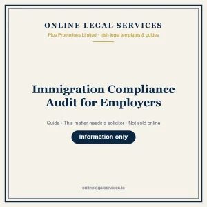 Immigration Compliance Audit for Employers – guide
