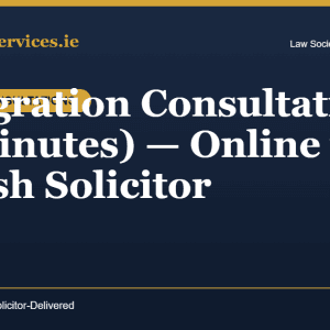 Immigration Consultation (60 Minutes) — Online with an Irish Solicitor