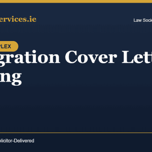Immigration Cover Letter Drafting