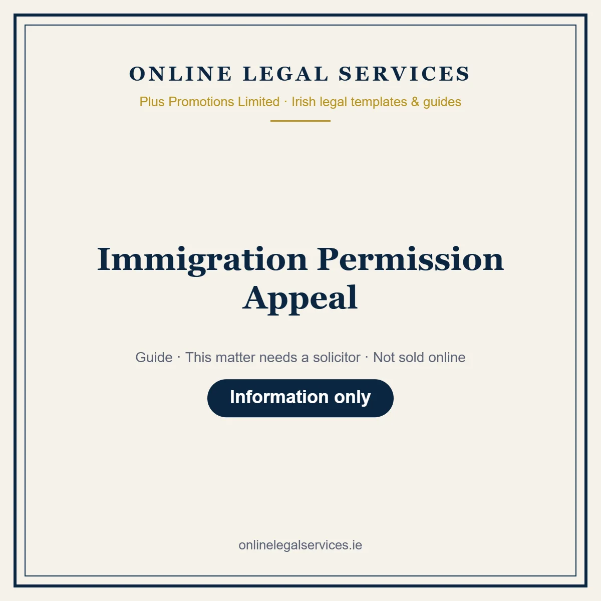 Immigration Permission Appeal – guide
