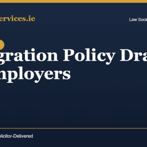 Immigration Policy Drafting for Employers