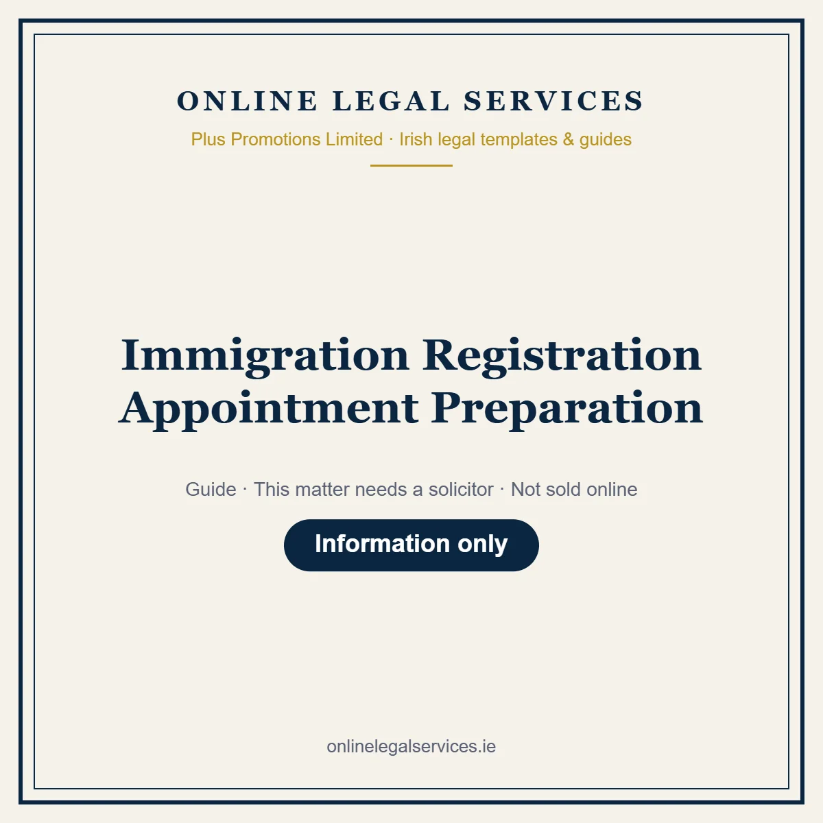 Immigration Registration Appointment Preparation – guide