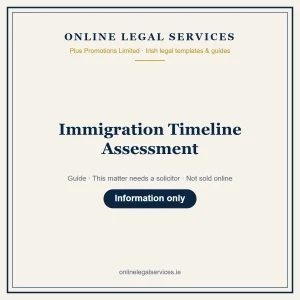 Immigration Timeline Assessment – guide