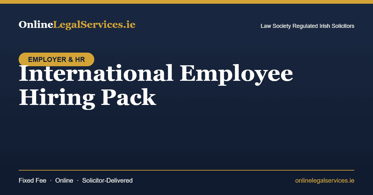 International Employee Hiring Pack