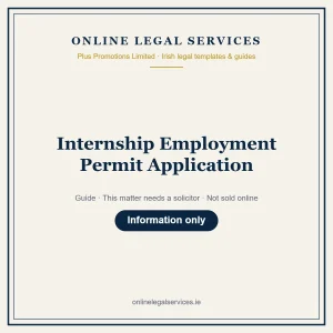 Internship Employment Permit Application – guide