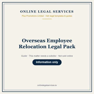 Overseas Employee Relocation Legal Pack – guide