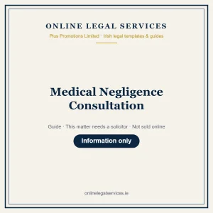 Medical Negligence Consultation – guide
