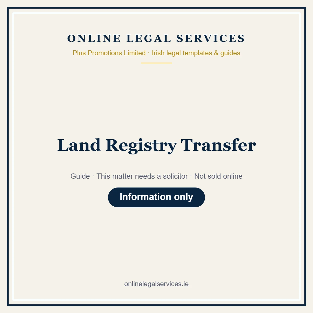 Land Registry Transfer — Guide – guide