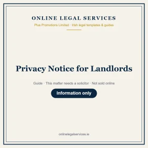 Privacy Notice for Landlords — Guide – guide