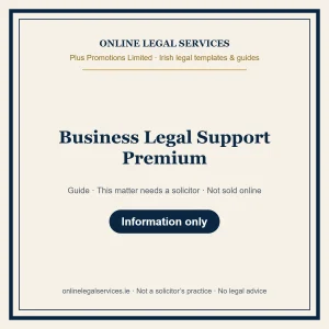 Business Legal Support Premium – guide