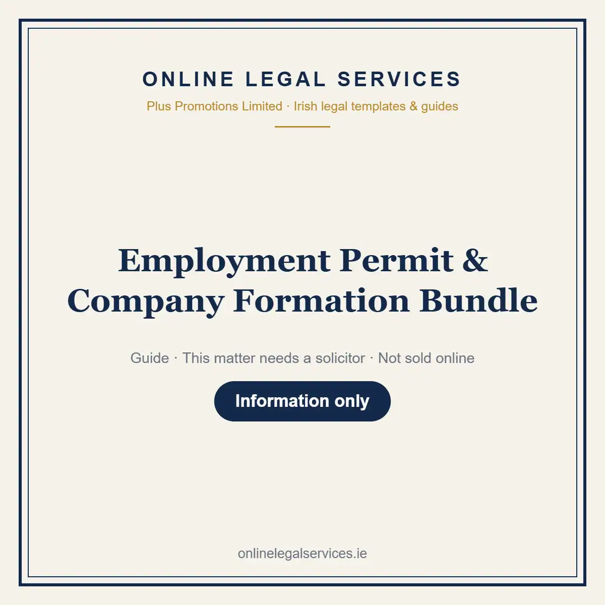 Employment Permit & Company Formation Bundle — information guide | OnlineLegalServices.ie
