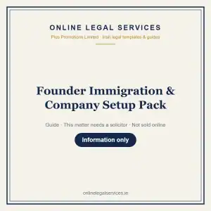 Founder Immigration & Company Setup Pack — information guide | OnlineLegalServices.ie